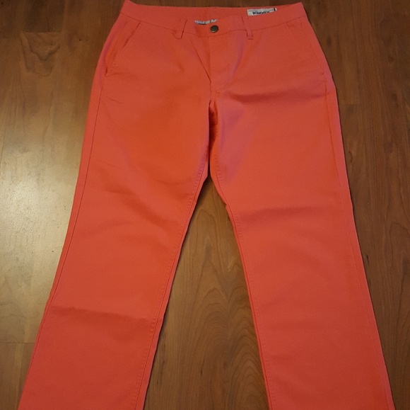 ☆SOLD☆chinos Orange straight fit 34X30 - Picture 3 of 6